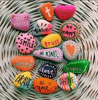 hello, Wonderful - 10 INSPIRING PAINTED ROCKS FOR SPREADING KINDNESS