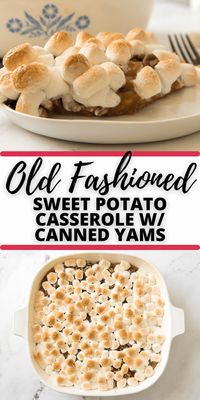 Old Fashioned Sweet Potato Casserole with Canned Yams will tantalize your taste buds with a twist on tradition! With its creamy texture and perfectly balanced sweetness, this recipe will have you wondering why you didn't try it sooner.