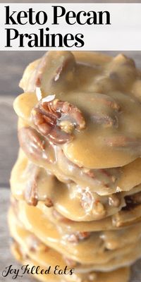 My Creamy Pecan Pralines will make you dream of New Orleans. Only 1 carb per piece! My Pecan Pralines Recipe are the ultimate Keto candy. If you know me you know that dessert is my favorite meal. And this sugar-free treat is one of my faves! This easy recipe is low carb, keto, gluten free, grain free, sugar free, and Trim Healthy Mama friendly.