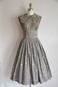 1950's Cotton Day Dress