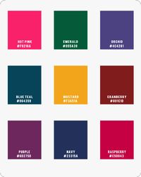 Jewel Tone Wedding Colours | Jewel Tones Color Palette | Itakeyou Ideas