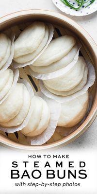 How to make Bao Buns with step-by-step photos #baobuns #steamedbuns