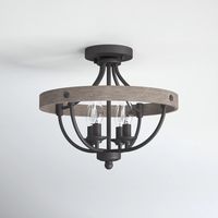 Laki 4 Light Semi Flush Mount & Reviews | Birch Lane