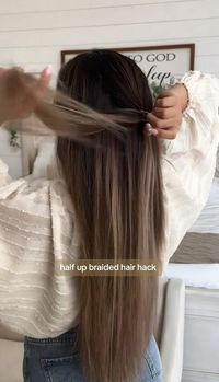 I have a sophisticated yet simple to achieve half-up, half-down braid hairstyle that you might love! Just follow along with my step-by-step tutorial to create it with me.