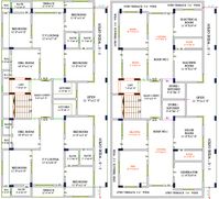 3BHK Apartment Architecture Layout Plan in AutoCAD DWG File - Cadbull