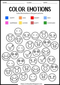 Feelings and Emotions Worksheet