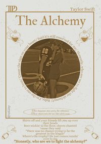 The Alchemy- Taylor Swift- TTPD - the tortured poets department- poster- room poster- music poster