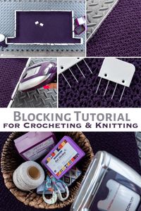 Learn all there is to blocking crochet. Whether wet blocking, spray blocking, or steam blocking, this will answer all of your questions!