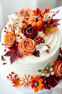 25 Easy Fall Baby Shower Cake Ideas - Barefoot Budgeting