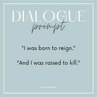 #villain #royalty #fantasy #assassin #writing #writer #author #dialogue #writingtip #prompt #writingprompt #book #books #bookish #reader #readers #bookworm #bookidea #bookinspiration #booklover #aspiringauthor #author