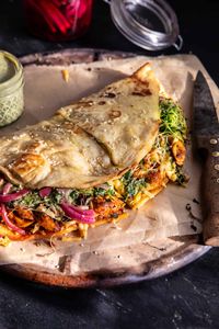 Sheet Pan Chicken Shawarma Havarti Sandwich | halfbakedharvest.com