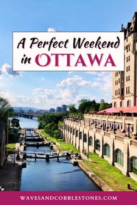 Planning a trip to Ottawa, Canada?  It's the perfect summer travel destination.  Discover all the best things to do in Ottawa, from watching the light show at the Parliament Building to strolling the Rideau Canal.  Plus there are tons of great museums and festivals to enjoy!   It's easy to spend an amazing weekend in Ottawa -- learn how in this guide!