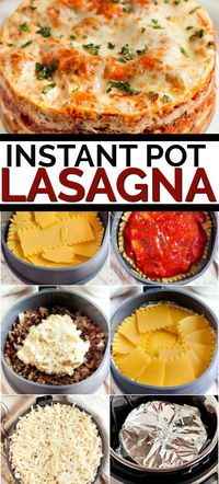 instant Pot lasagna