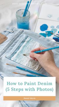 How to Paint Denim Jeans and Jackets (Best Paint, Supplies, and Tips)