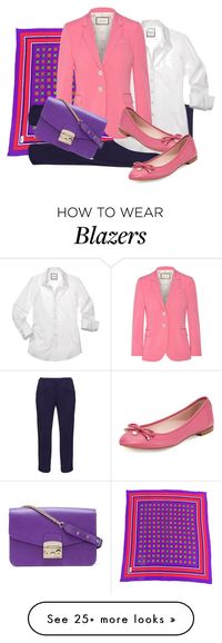 "Pink & Purple" by morningsjoy on Polyvore featuring Yves Saint Laurent, navabi, Gucci, Furla and Kate Spade