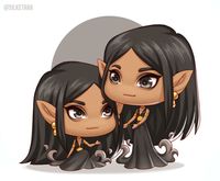 Chibi Nuala & Cerridwen