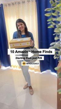 Shikha Vijay on Instagram: "10 Amazing Home Finds starting from ₹29 & goes upto ₹149🤩🥳🥳 Kitchen Desktop Bowl Holder ₹99 Multipurpose Mini Cleaning Mop ₹149 6 Slot Socks Organizer ₹149 Foldable Reusable Smiley Printed Shopping Bag ₹29 2 in 1 Peeler & Cutter ₹99 Rose Design Golden Spoon ₹49 Content Lens Case ₹79 6pcs Cable Wire Tie ₹79 Makeup Sponge ₹49 Free shipping above ₹495 & ₹50 shipping charges if buy single product. COD available too😇 Check their website at 99wholesale.com for all affordable finds & new arrivals 🤩 They are also available on WhatsApp,Telegram 🥳 And for more such finds follow @cozy_homestyling 😇 #homefinds #kitchenfinds #kitcheninspiration #productreview #review #onlineshopping #organization #organizer #budgetfriendly #wholesale #lifestyle #homeorganization #kitc