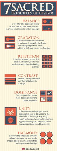 Web Design Basics: 7 Sacred Principles of Design to Follow [Infographic]