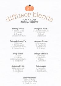 Here are some essential oil blends for fall to make your home feel and smell cozy and warm.