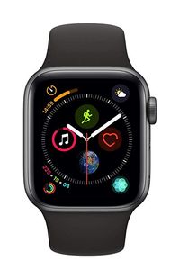 Amazon.com: Apple Watch Series 4 (GPS, 40mm) - Space Gray Aluminium Case with Black Sport Band: Gateway