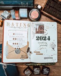 Happy Saturday ☕ I've started setting up my reading journal for 2024 and this year I wanted to include a ratings guide. I really liked… | Instagram