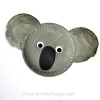 Paper Plate Koala Kid Craft