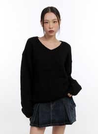 CozyVibe Knit Sweater CO431 - Korean Women's Fashion | LEWKIN