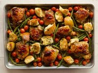 Get Italian Chicken Sheet Pan Supper Recipe from Food Network