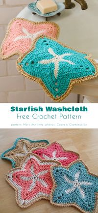 Starfish Washcloth