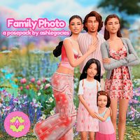 Family Photo posepack is now available to download on Patreon!