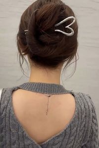 Heart Hair Pin U-shaped Hairpin Simple Vintage Hairpin Hair Styling Tool Hair Accessories For Women