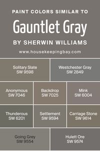 When enhancing a living space, selecting similar colors plays a crucial role in creating a cohesive and harmonious atmosphere. Similar colors, like those surrounding Gauntlet Gray SW 7019 by Sherwin Williams, work together by providing a subtle variation that enriches the visual experience without overwhelming the senses.