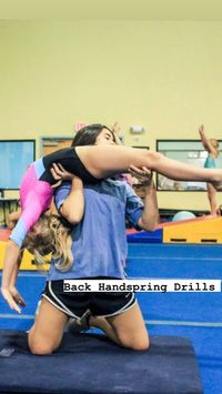 LA Gold Gymnastics | ✨ BACK HANDSPRING DRILLS ✨ This is one of the most technical skills you can teach an athlete. It is very hard to teach properly. Make sure... | Instagram