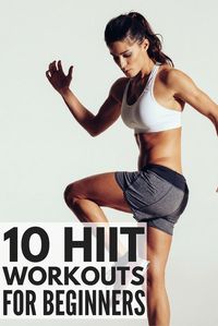 Whether you work out at home or at the gym, these HIIT workouts for beginners will help you burn more calories in less time. A combination of cardio, weights, and quick, effective exercises, we’ve rounded up 10 fat burning high intensity interval training