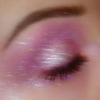 pink glitter euphoria inspired makeup look