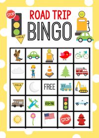 bingo trip road printable kids game games fun trips travel board travelling family car little printables crazylittleprojects activities find look