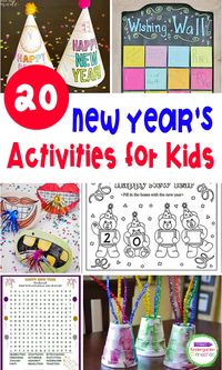 20 New Year's Activities for Kids - The Kindergarten Connection