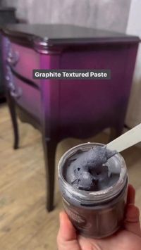 @lauradesignsshop using textured paste and @cece_restyled stencil Gothic Trellis 😍  “When you heat the paste it will dry to a darker color .. Seal with your favorite topcoat” - @lauradesignsshop  • Feel Free to Save for a reminder ! 💜  • https://retail.redesignwithprima.com/?s=gothic&post_type=product