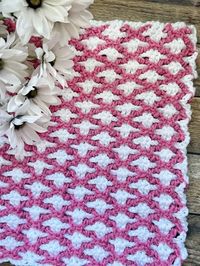 How to Create an Incredible Two-Color Free Crochet Blanket - Sierra's Crafty Creations