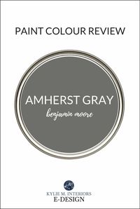 Benjamin Moore Amherst Gray HC-167: Paint Color Review - Kylie M Interiors