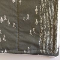 Dish Mat Forest Trees in Gray / Kitchen Dish Drying Mat / Dish Draining Towel - Etsy