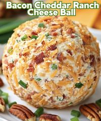 Bacon Cheddar Ranch Cheese Ball