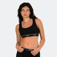 Boss 2.0 Black 2.0 | Stretchy Seamless Sports Bras | Woxer