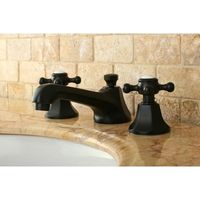 Add a touch of class and elegance to your decor with this Metropolitan oil-rubbed bronze bathroom faucet. The brass construction ensures durability, while the dark finish provides style. Three handle style choices provide you with options.