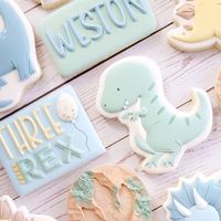 Megan Hoy on Instagram: "Three-Rex!! 🦖
.
.
.
.
.
.
.
#cookies #sugarcookies #bradentoncustomcookies #customcookies #royalicingcookies #cookiesofinstagram #royalicing #srqlocal #monarchbakingcompany #bradentonfl #bradentoncookies #bradentondecoratedcookies #sarasota #Sarasotacookies #icedcookies #cookiedecorating #cookiedecorator #decoratedsugarcookies #designercookies #annamariaislandcookies #sugarart #edibleart #annamariaislandflorida #smallbuisness #cookieart #srqlocal #dinocookies #threerexcookies"