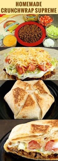 Homemade Curnchwrap Supreme Recipe