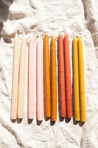 Hand Dipped Taper Candles - 12" | Earthen