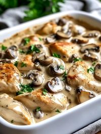 Baked Chicken Stroganoff - Then and Now Recipes