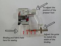 How To Use The Binding Foot - Binding Foot Tutorial