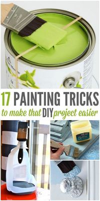 17 Painting Tricks That Make Painting Easier